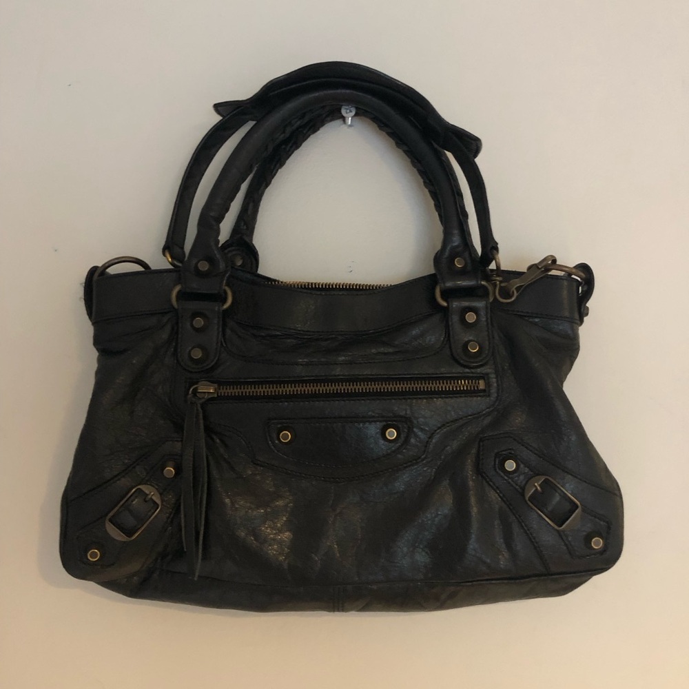 BALENCIAGA first edition moto city bag